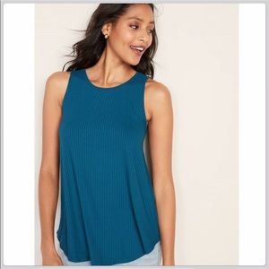 NWOT Stunning Shimmering A.E. Teal Blue Tank Top